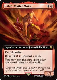 Sabin, Master Monk (Extended Art) (154) [Commander: FINAL FANTASY]