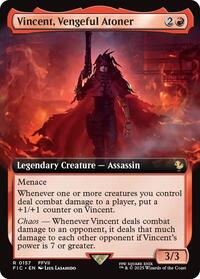 Vincent, Vengeful Atoner (Extended Art) (157) [Commander: FINAL FANTASY]