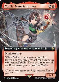 Yuffie, Materia Hunter (Extended Art) (158) [Commander: FINAL FANTASY]