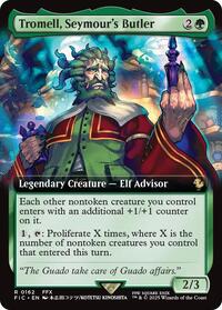 Tromell, Seymour's Butler (Extended Art) (162) [Commander: FINAL FANTASY]