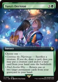 Yuna's Decision (Extended Art) (125) [Commander: FINAL FANTASY]