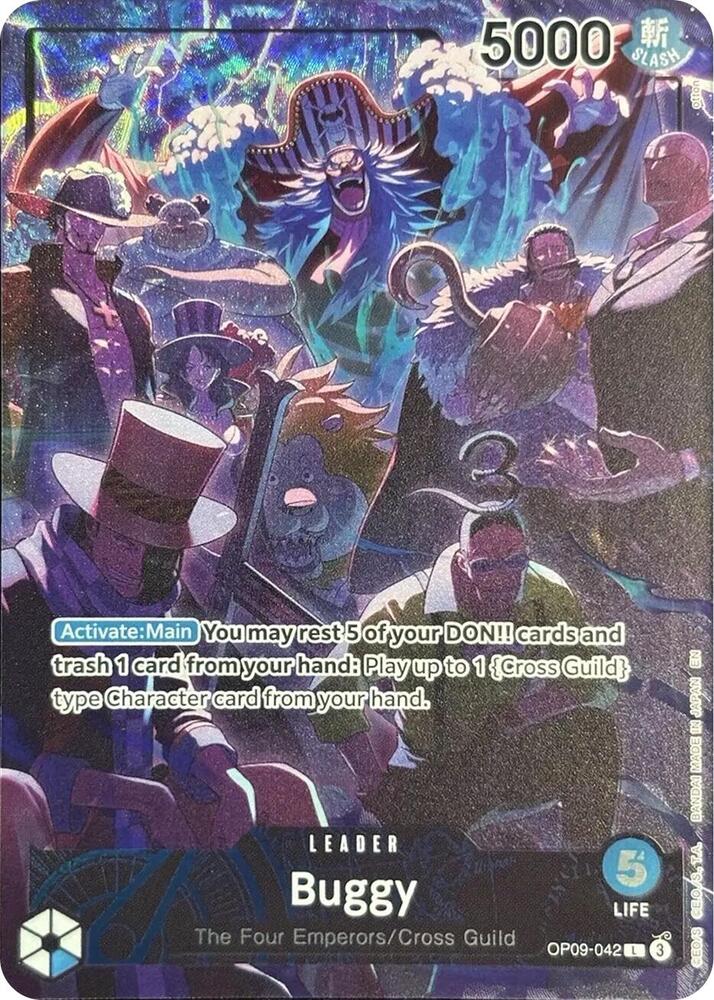 Buggy (English Version 2nd  Anniversary Set) (OP09-042) [One Piece Promotion Cards]