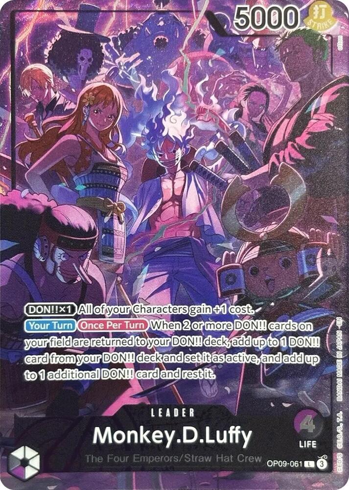 Monkey.D.Luffy (English Version 2nd Anniversary Set) (OP09-061) [One Piece Promotion Cards]