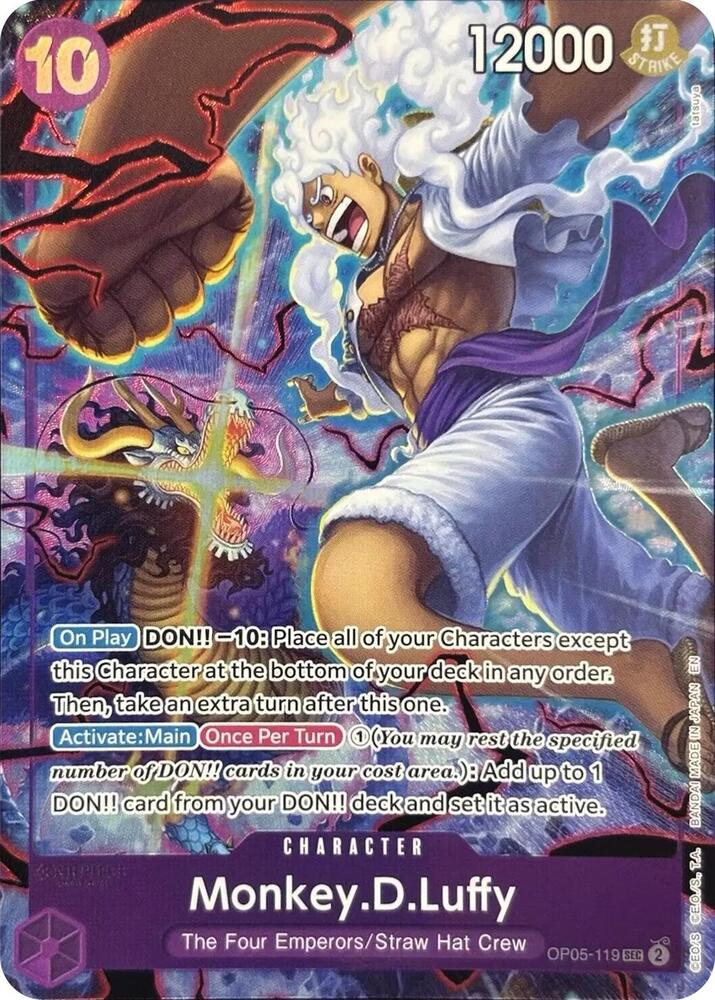 Monkey.D.Luffy (119) (English Version 2nd Anniversary Set) (OP05-119) [One Piece Promotion Cards]