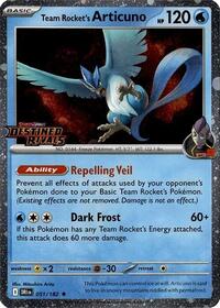 Team Rocket's Articuno - 051/182 (Cosmos Holo) (Destined Rivals Stamp) (051/182) [Miscellaneous Cards & Products]