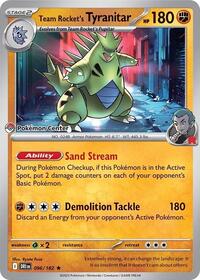 Team Rocket's Tyranitar (Pokemon Center Exclusive) (096/182) [Miscellaneous Cards & Products]