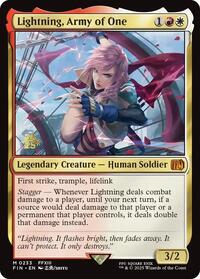 Lightning, Army of One (233) [Prerelease Cards]
