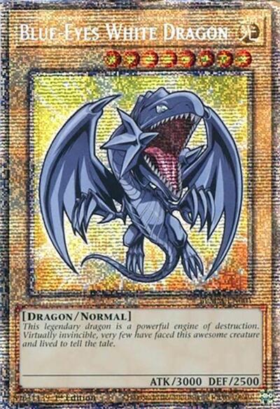 Blue-Eyes White Dragon (Starlight Rare) (BLMM-EN001) [Battles of Legend: Monster Mayhem]
