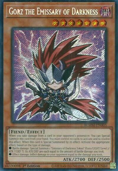 Gorz the Emissary of Darkness (BLMM-EN005) [Battles of Legend: Monster Mayhem]