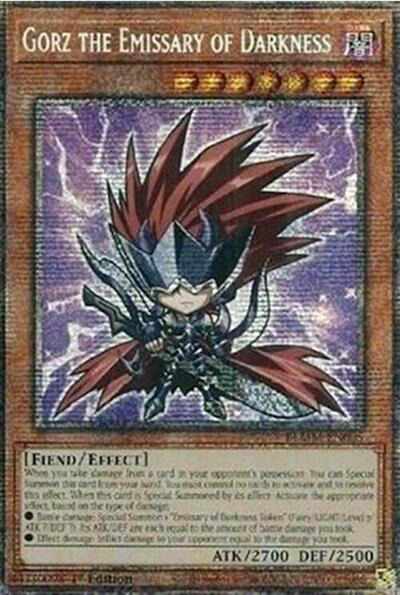 Gorz the Emissary of Darkness (Starlight Rare) (BLMM-EN005) [Battles of Legend: Monster Mayhem]