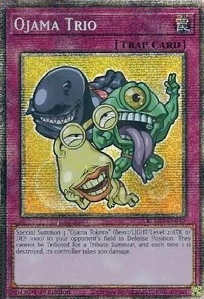 Ojama Trio (Starlight Rare) (BLMM-EN010) [Battles of Legend: Monster Mayhem]