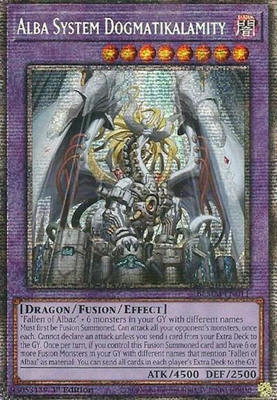 Alba System Dogmatikalamity (Starlight Rare) (BLMM-EN011) [Battles of Legend: Monster Mayhem]