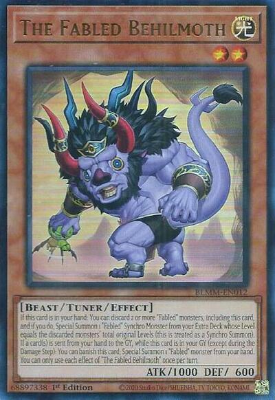 The Fabled Behilmoth (BLMM-EN012) [Battles of Legend: Monster Mayhem]