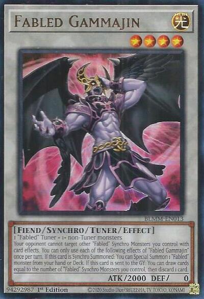 Fabled Gammajin (BLMM-EN013) [Battles of Legend: Monster Mayhem]