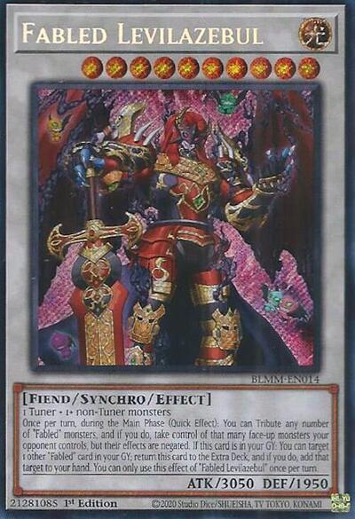 Fabled Levilazebul (BLMM-EN014) [Battles of Legend: Monster Mayhem]