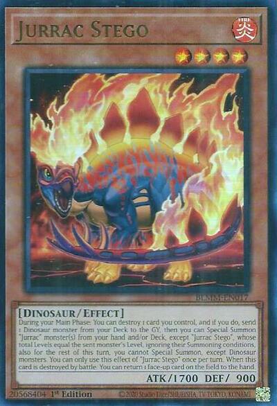Jurrac Stego (BLMM-EN017) [Battles of Legend: Monster Mayhem]