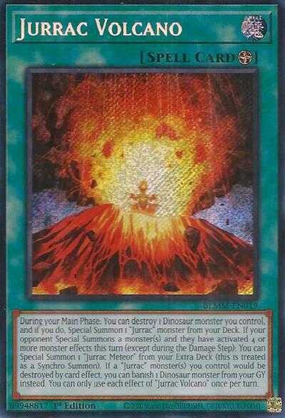 Jurrac Volcano (BLMM-EN019) [Battles of Legend: Monster Mayhem]