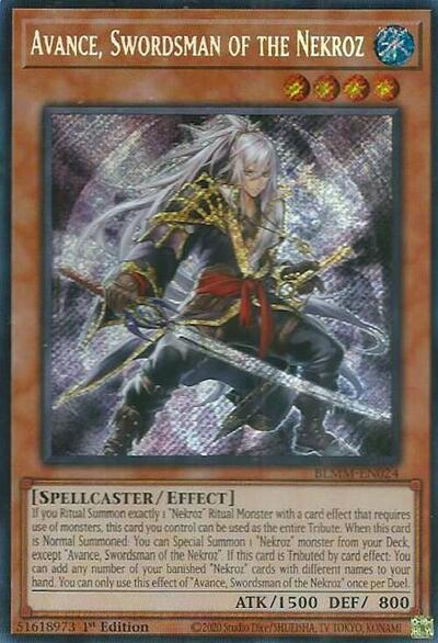 Avance, Swordsman of the Nekroz (BLMM-EN024) [Battles of Legend: Monster Mayhem]