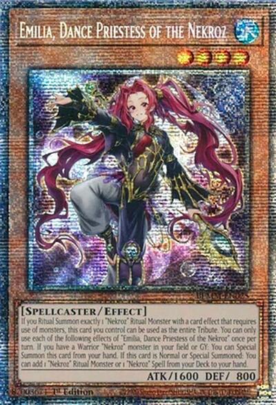 Emilia, Dance Priestess of the Nekroz (Starlight Rare) (BLMM-EN025) [Battles of Legend: Monster Mayhem]