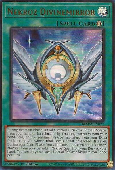 Nekroz Divinemirror (BLMM-EN027) [Battles of Legend: Monster Mayhem]