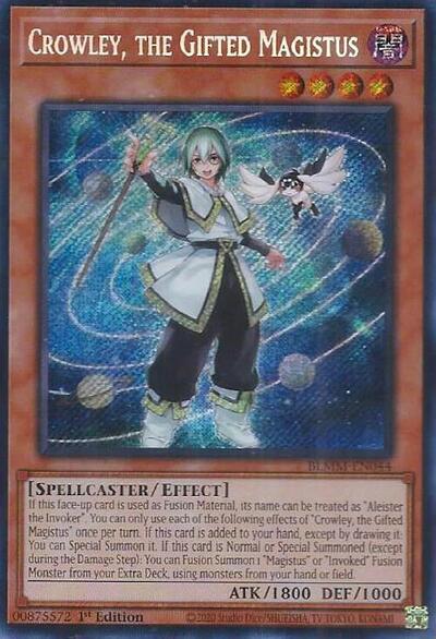 Crowley, the Gifted Magistus (BLMM-EN044) [Battles of Legend: Monster Mayhem]