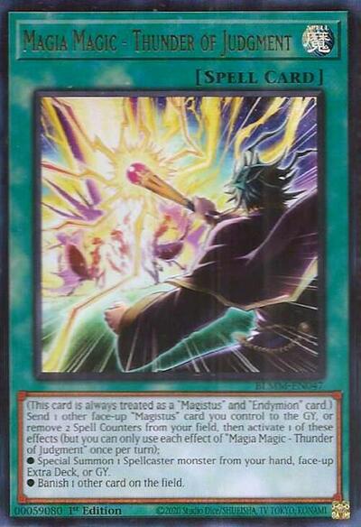 Magia Magic - Thunder of Judgment (BLMM-EN047) [Battles of Legend: Monster Mayhem]