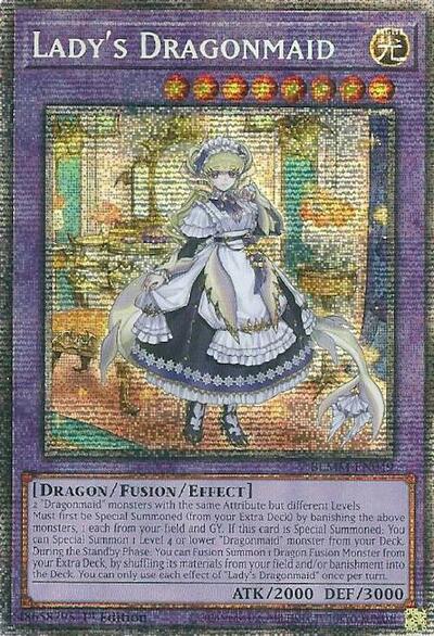 Lady's Dragonmaid (Starlight Rare) (BLMM-EN049) [Battles of Legend: Monster Mayhem]