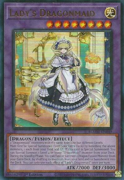 Lady's Dragonmaid (BLMM-EN049) [Battles of Legend: Monster Mayhem]