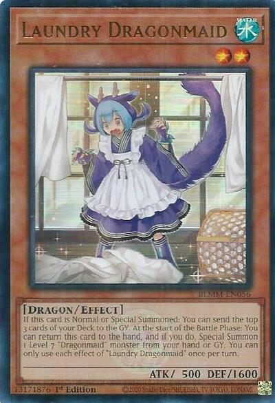 Laundry Dragonmaid (BLMM-EN056) [Battles of Legend: Monster Mayhem]