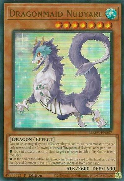 Dragonmaid Nudyarl (BLMM-EN057) [Battles of Legend: Monster Mayhem]