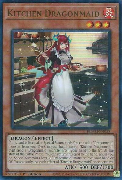 Kitchen Dragonmaid (BLMM-EN058) [Battles of Legend: Monster Mayhem]