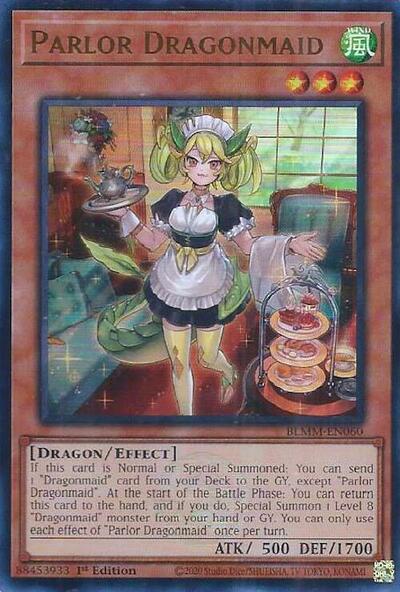 Parlor Dragonmaid (BLMM-EN060) [Battles of Legend: Monster Mayhem]