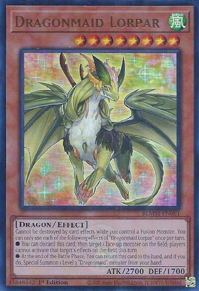 Dragonmaid Lorpar (BLMM-EN061) [Battles of Legend: Monster Mayhem]