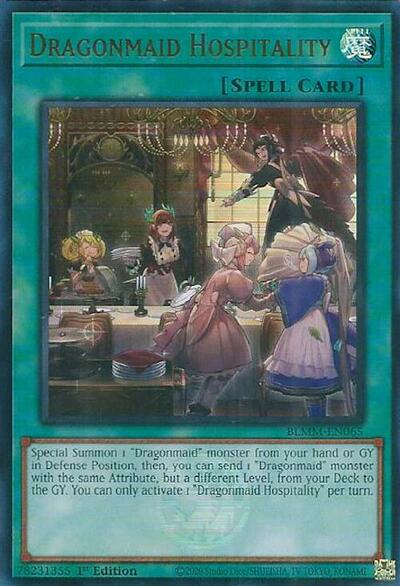 Dragonmaid Hospitality (BLMM-EN065) [Battles of Legend: Monster Mayhem]