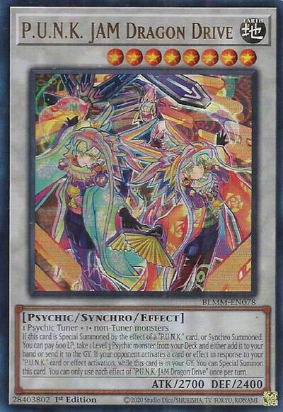P.U.N.K. JAM Dragon Drive (BLMM-EN078) [Battles of Legend: Monster Mayhem]