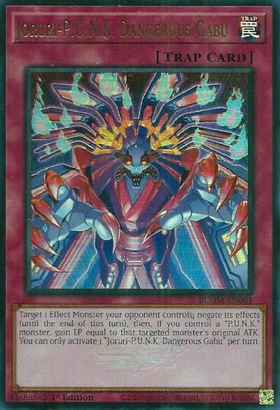 Joruri-P.U.N.K. Dangerous Gabu (BLMM-EN081) [Battles of Legend: Monster Mayhem]