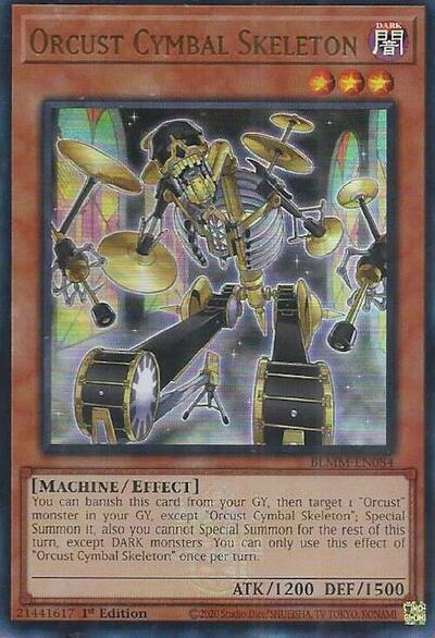 Orcust Cymbal Skeleton (BLMM-EN084) [Battles of Legend: Monster Mayhem]