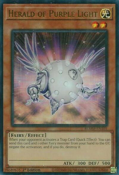 Herald of Purple Light (BLMM-EN101) [Battles of Legend: Monster Mayhem]