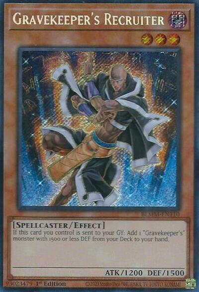Gravekeeper's Recruiter (BLMM-EN110) [Battles of Legend: Monster Mayhem]