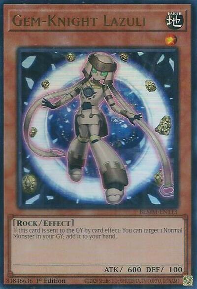 Gem-Knight Lazuli (BLMM-EN113) [Battles of Legend: Monster Mayhem]