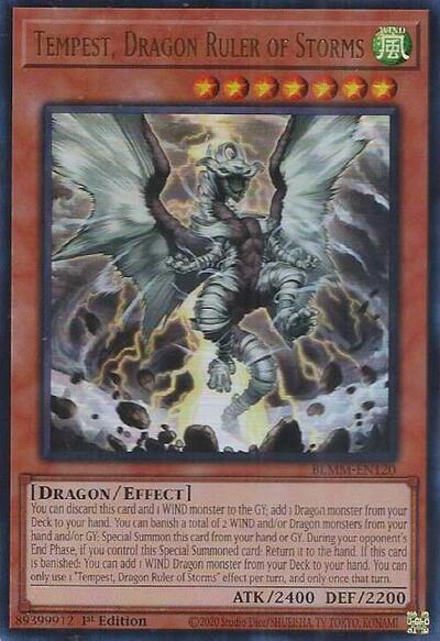 Tempest, Dragon Ruler of Storms (BLMM-EN120) [Battles of Legend: Monster Mayhem]