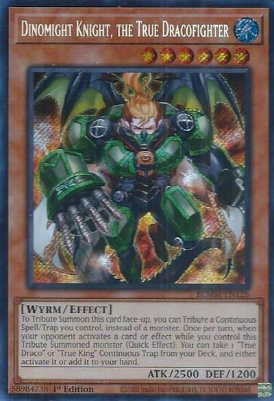 Dinomight Knight, the True Dracofighter (BLMM-EN126) [Battles of Legend: Monster Mayhem]