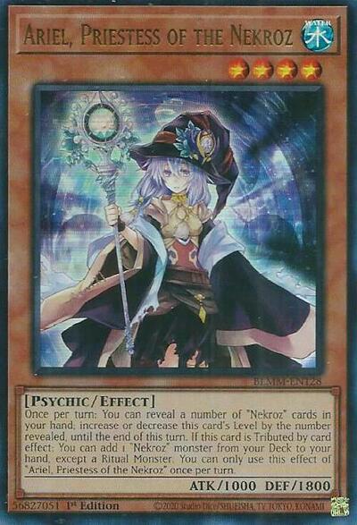 Ariel, Priestess of the Nekroz (BLMM-EN128) [Battles of Legend: Monster Mayhem]