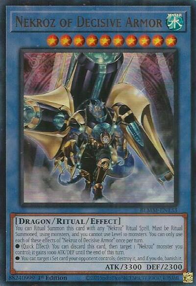 Nekroz of Decisive Armor (BLMM-EN133) [Battles of Legend: Monster Mayhem]