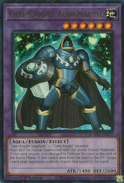 Gem-Knight Aquamarine (BLMM-EN137) [Battles of Legend: Monster Mayhem]