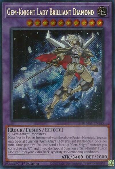 Gem-Knight Lady Brilliant Diamond (BLMM-EN145) [Battles of Legend: Monster Mayhem]