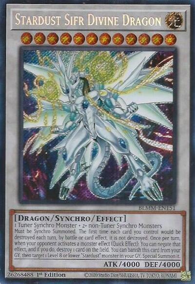 Stardust Sifr Divine Dragon (BLMM-EN151) [Battles of Legend: Monster Mayhem]