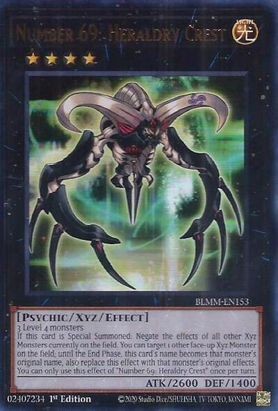 Number 69: Heraldry Crest (BLMM-EN153) [Battles of Legend: Monster Mayhem]
