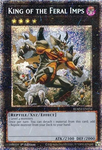 King of the Feral Imps (Starlight Rare) (BLMM-EN154) [Battles of Legend: Monster Mayhem]