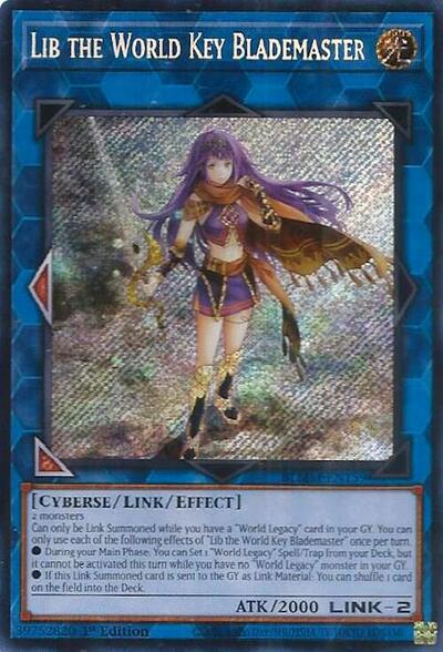 Lib the World Key Blademaster (BLMM-EN159) [Battles of Legend: Monster Mayhem]